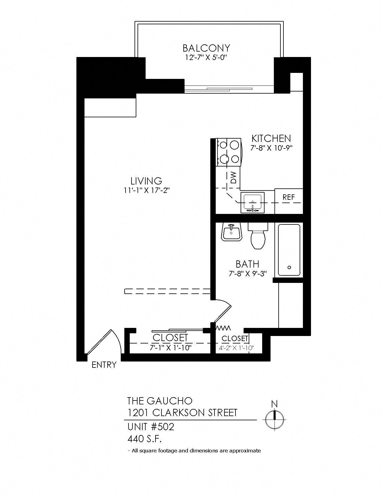 The Gaucho Studio Apartments in Denver, CO